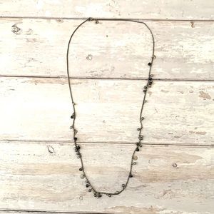 AEO Beaded Silver Statement Necklace Women Jewelry American Eagle Outfitters